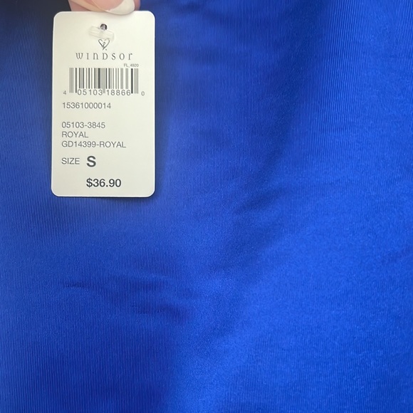 Windsor Electric Blue Dress - Picture 3 of 4